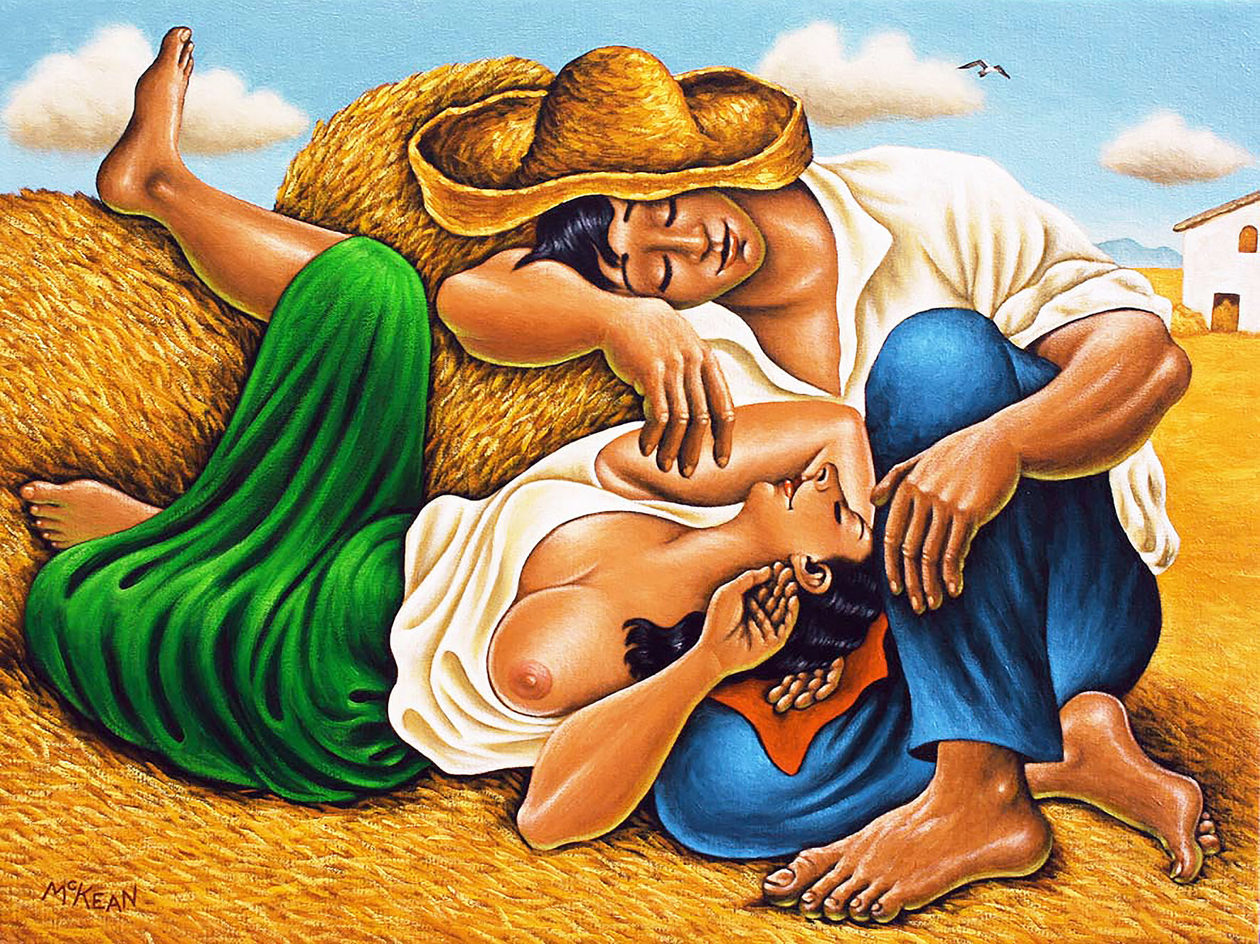 Sleeping peasants homage to Picasso