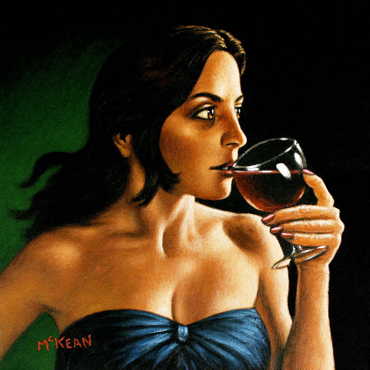 The girl who loved wine